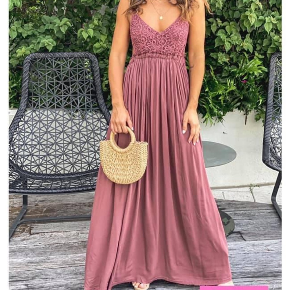 Never worn open back dress